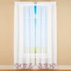 Collections Etc Ruffled Bright Butterfly & Flower Trim Window Drapes -Home Decoration Onsale GUEST 011d762a d70a 4b6e 93c6 601c0fffa5ef