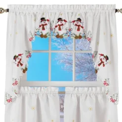 Collections Etc Snowman Cardinal Window Curtain Christmas Decoration -Home Decoration Onsale GUEST 049a80b5 b9eb 4654 92ea c7594b8457a0