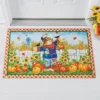 Collections Etc Scarecrow Pumpkin Harvest Printed Doormat 1'6"x2'6" -Home Decoration Onsale GUEST 06c1a51a 1010 407c 905e b33900de47b7