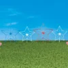 Collections Etc Patriotic Stars Border Garden Stakes - Set Of 4 -Home Decoration Onsale GUEST 072bfc50 50e1 4b75 8d4a 0364fa391bfc