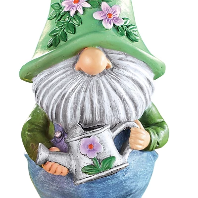 Collections Etc Whimsical Decorative Outdoor Garden Gnome Statues 4 Collections Etc Whimsical Decorative Outdoor Garden Gnome Statues - Image 2