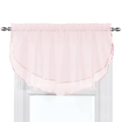 Collections Etc Elegance Sheer Ascot Window Valance, Allows Light To Enter While Maintaining Privacy - Decorative Accent For Any Room In -Home Decoration Onsale GUEST 089dfdcd c008 49ce ba31 fe3a2433a63c