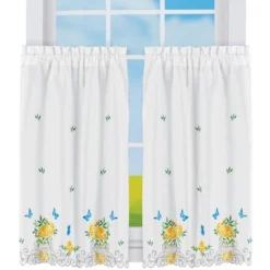 Collections Etc Floral Butterfly Curtains -Home Decoration Onsale GUEST 0c43dfb2 d9ae 4a63 a3e8 9b8e2a2210c5