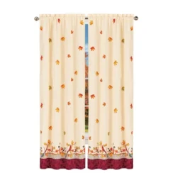 Collections Etc Fall Leaves Bird Curtains -Home Decoration Onsale GUEST 0df4c6c6 1fb1 4c41 bfcd 2a9e6645bd15