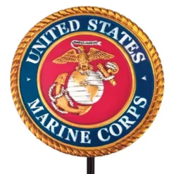 Collections Etc Hand-Painted Military Branch Logo Garden Stake -Home Decoration Onsale GUEST 13438a75 f07d 4eeb 950f d9e7ccc72836