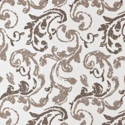 Collections Etc Scroll Print Curtain Panel -Home Decoration Onsale GUEST 164d4eb6 3c44 4f30 b249 8d6228c6fd88