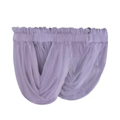 Collections Etc Scoop Two-Piece Rod Pocket Solid-Colored Sheer Valances For Windows, Decorative Accent And Added Privacy For Any Room In -Home Decoration Onsale GUEST 19030723 3deb 41f7 abc3 075df17ad2d5