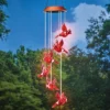 Collections Etc Sparkling Solar Hanging Cardinal Outdoor Garden Mobile 5 X 5 X 30 Red -Home Decoration Onsale GUEST 1939ddb5 536b 4dac b819 afb324122d19