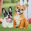 Collections Etc Realistic French Bulldog Pair Outdoor Garden Stake -Home Decoration Onsale GUEST 1e9bd527 fd1d 4b41 bb02 6564c76046da