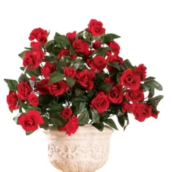 Collections Etc Artificial Floral Rose Bushes - Set Of 3, Maintenance Free -Home Decoration Onsale GUEST 246f266c 0f2d 4efd a66b 113abba9dffe