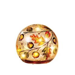Collections Etc Lighted Autumn Leaves Ball -Home Decoration Onsale GUEST 24bab54f 1bda 4b01 9909 4ce6de6be3b0