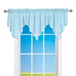 Collections Etc 3pc Striped Sheer Valance Set 9 Collections Etc 3pc Striped Sheer Valance Set -Home Decoration Onsale GUEST 29298936 80c0 4f48 bcc4 d37b00bf730e