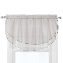 Collections Etc Elegance Sheer Ascot Window Valance, Allows Light To Enter While Maintaining Privacy - Decorative Accent For Any Room In -Home Decoration Onsale GUEST 29e4b5f8 9624 48dc b604 fb87972da519
