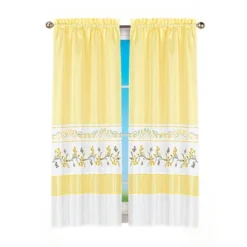 Collections Etc Yellow Butterfly Curtains -Home Decoration Onsale GUEST 2ea319fe cc2b 4a72 996c 03115af4276e