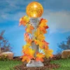 Collections Etc Autumn Leaves Solar Powered Gazing Ball 1 Collections Etc Autumn Leaves Solar Powered Gazing Ball -Home Decoration Onsale GUEST 30233a35 fd25 4806 b184 dd05e055a6c1