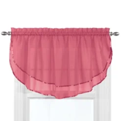 Collections Etc Elegance Sheer Ascot Window Valance, Allows Light To Enter While Maintaining Privacy - Decorative Accent For Any Room In -Home Decoration Onsale GUEST 313d5f6b d3f0 402f 998d ecdd513bcf0a