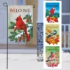 Collections Etc Set Of 4 Interchangeable Seasonal Bird Welcome Garden Flags 2 Collections Etc Set Of 4 Interchangeable Seasonal Bird Welcome Garden Flags -Home Decoration Onsale GUEST 34e14a65 4db0 4b42 b53d 6843c347bd5e
