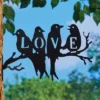 Collections Etc Love Birds Silhouette Metal Branch Tree Hanger -Home Decoration Onsale GUEST 359fb97b 29d1 45be 8374 19b10b9d3f38