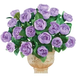 Collections Etc Cabbage Rose Bushes Set Of 3 -Home Decoration Onsale GUEST 37b94a12 7a68 4af5 8b49 23b09ed0c5b4