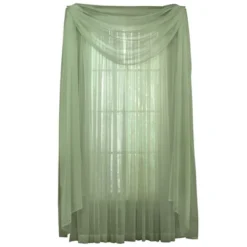 Collections Etc Sheer Window Scarf Curtain, Single Panel, -Home Decoration Onsale GUEST 38da388b 19b6 451e 8480 f736d76c005f
