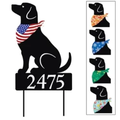 Collections Etc 5 Interchangeable Seasonal Magnet Bandana Address Stake -Home Decoration Onsale GUEST 3a1e1fff 0db8 45cc b9f3 543d99e2bcfc