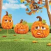 Collections Etc Hand-Painted Expressive Pumpkins Yard Stakes - Set Of 3 -Home Decoration Onsale GUEST 3be8adc0 5462 47ec 81b3 9f86d9523b38