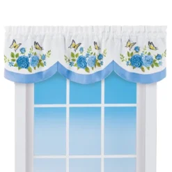 Collections Etc Rose Butterfly Scallop Valance 9 Collections Etc Rose Butterfly Scallop Valance -Home Decoration Onsale GUEST 4532e5c3 e4a4 4862 949f cdc4a2482ba4