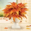 Collections Etc Artificial Fall Boston Fern Bushes - Set Of 2 -Home Decoration Onsale GUEST 456df913 617e 4132 990e a18d00131fc7