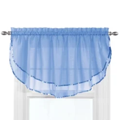 Collections Etc Elegance Sheer Ascot Window Valance, Allows Light To Enter While Maintaining Privacy - Decorative Accent For Any Room In -Home Decoration Onsale GUEST 5153ec53 2df0 48b1 b6e9 d7543ea11748