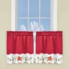 Collections Etc Poinsettia Curtains -Home Decoration Onsale GUEST 544453ad 4710 4a6f af20 a6d0a70195af