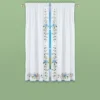 Collections Etc Elegant Flower & Ivy Bordered Edge Window Curtains -Home Decoration Onsale GUEST 54aa309c 1154 48f7 b653 032a6eebf1f0