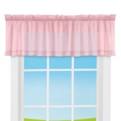 Collections Etc Elegant Sheer Voile Rod Pocket Window Valance -Home Decoration Onsale GUEST 5934ead4 d81e 4f98 a9f9 f882733bd758