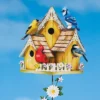 Collections Etc Realistic Birdhouse Floral 3-Foot Tall Garden Stake -Home Decoration Onsale GUEST 5afda477 9b58 40bb ad73 1191d49859fd