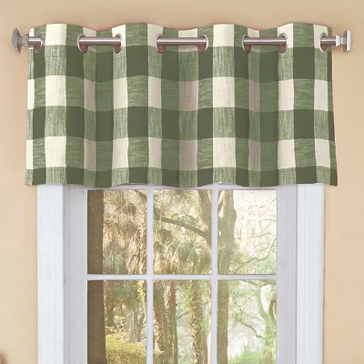 Collections Etc Checked Valance 3 Collections Etc Checked Valance