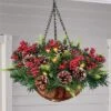 Collections Etc Lighted Faux Pine Arrangement Hanging Basket 12 X 12 X 17 2 Collections Etc Lighted Faux Pine Arrangement Hanging Basket 12 X 12 X 17 -Home Decoration Onsale GUEST 62c9c3e2 c76c 44b7 ae4c 814452e3884c