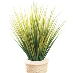 Collections Etc Decorative Grass Bushes - Set Of 3 Indoor Or Outdoor Faux Plants -Home Decoration Onsale GUEST 6d834cd6 a575 495a 9175 dc740c298467