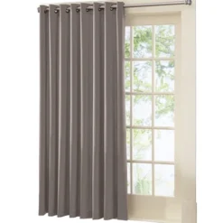 Collections Etc Gramercy Patio Door Grommet Top Curtain Panel, Single Panel, -Home Decoration Onsale GUEST 6db04225 5b72 4755 b954 3e04ff6e6c76
