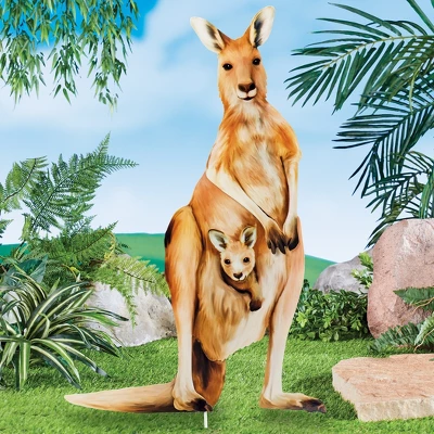 Collections Etc Realistic Kangaroo And Joey Outdoor Garden Stake 3 Collections Etc Realistic Kangaroo And Joey Outdoor Garden Stake