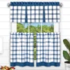 Collections Etc Farmhouse Tate Plaid Valance And Tier Curtain Set -Home Decoration Onsale GUEST 6faccfa7 970e 4aea 8807 9dcf18f3a34a