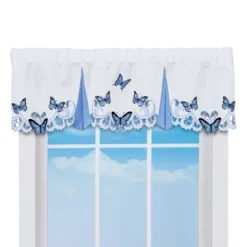 Collections Etc Elegant Butterfly Emb. Valance 10 Collections Etc Elegant Butterfly Emb. Valance -Home Decoration Onsale GUEST 71013de5 9bcd 44f5 ae42 d8dba48b37d5