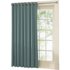 Collections Etc Gramercy Patio Door Grommet Top Curtain Panel, Single Panel, -Home Decoration Onsale GUEST 73d5d373 948d 417a 9584 d6a54dc5558e