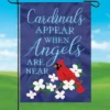 Collections Etc Cardinals Appear When Angels Are Near Applique Garden Flag -Home Decoration Onsale GUEST 77f7b520 9d34 4ff3 b5f6 5a025f6b8076