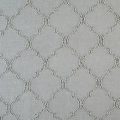 Collections Etc Diane Lattice Sheer Rod Pocket Curtain Panel 5 Collections Etc Diane Lattice Sheer Rod Pocket Curtain Panel - Image 3