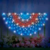 Collections Etc LED Lighted Patriotic 4-Foot Long Bunting -Home Decoration Onsale GUEST 81cb4e2f 7214 4c03 95ee 7359314a2318