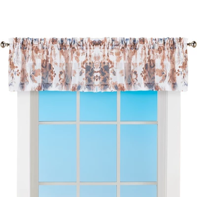 Collections Etc Floral Sheer Valance 6 Collections Etc Floral Sheer Valance - Image 4