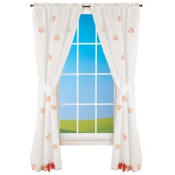 Collections Etc Multicolored Maple Leaf Embroidered Window Curtains 10 Collections Etc Multicolored Maple Leaf Embroidered Window Curtains -Home Decoration Onsale GUEST 85f0a4ce e0d0 49fd 9afc d4f4513d1187