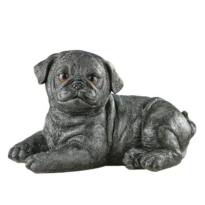 Collections Etc Hand-Painted Realistic Pug Puppy Outdoor Statue 8 Collections Etc Hand-Painted Realistic Pug Puppy Outdoor Statue - Image 6