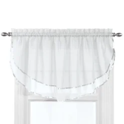 Collections Etc Elegance Sheer Ascot Window Valance, Allows Light To Enter While Maintaining Privacy - Decorative Accent For Any Room In -Home Decoration Onsale GUEST 91b97742 e862 49b6 b7e3 e4ea937f390e