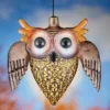 Collections Etc Hanging Solar Lighted Filigree Owl Lantern Mobile -Home Decoration Onsale GUEST 920b0f52 9c1f 4d0a 910e 05d57f70cbb4