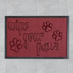 Collections Etc Unique Wipe Your Paw Skid-Resistant Utility Rug -Home Decoration Onsale GUEST 973af2c4 a8ce 44fc 937a cc6167ff6d6f